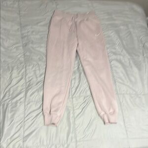 Nike Pink Track Pants with Elastic Cuffs